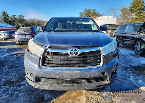 2015 Toyota Highlander Le from USA, damaged, VIN 5TDBKRFH7FS109517